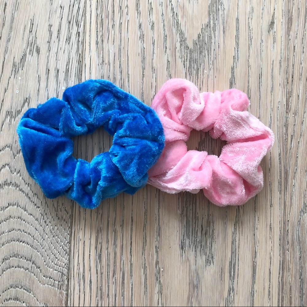 NEW Velvet Hair Scrunchie Set - Picture 1 of 1